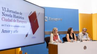 Las VI Jornadas de Novela Histórica ‘Ciudad de Zaragoza’ exploran el amor y el arte en la historia