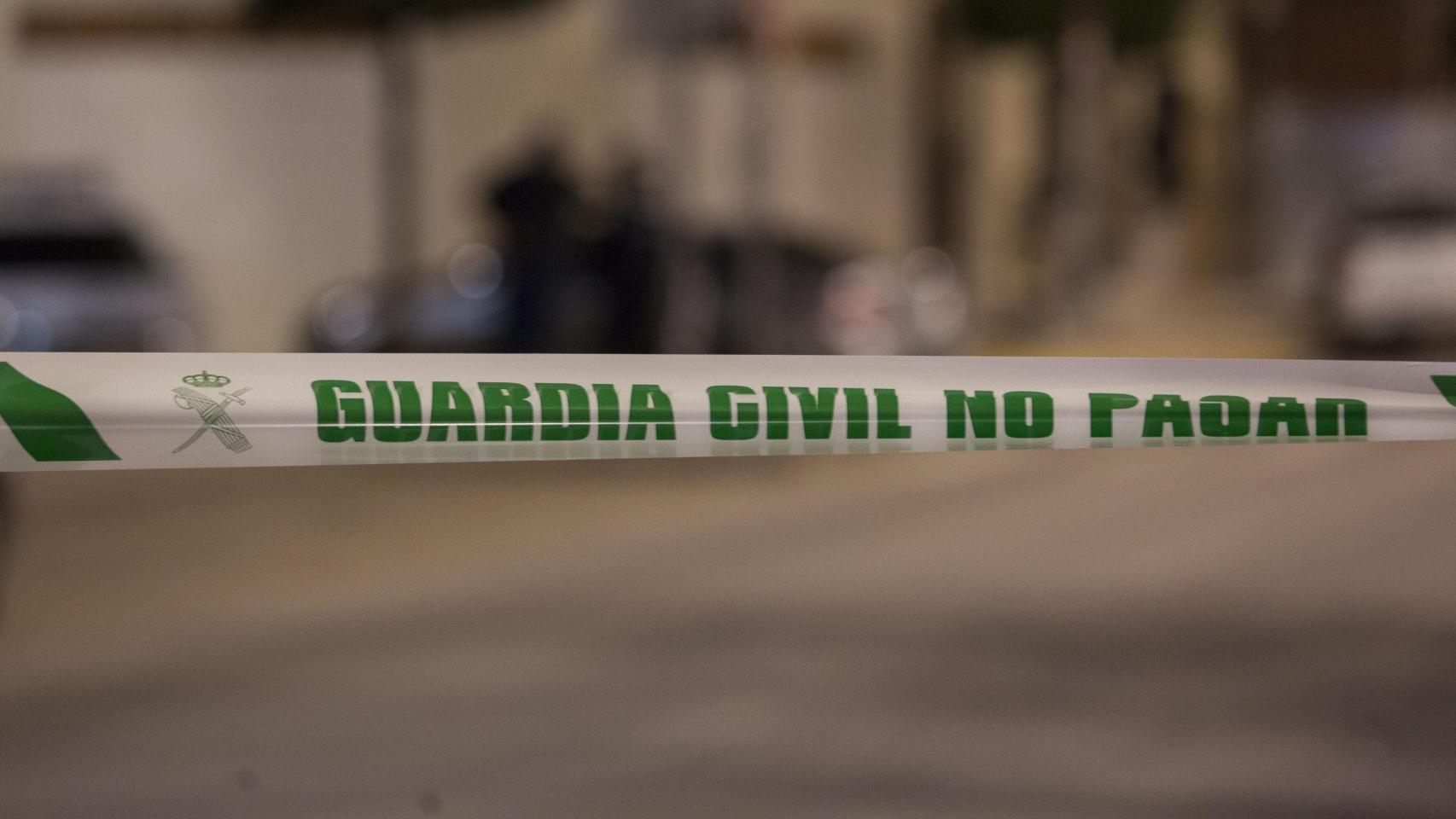 Línea de seguridad de la Guardia Civil.