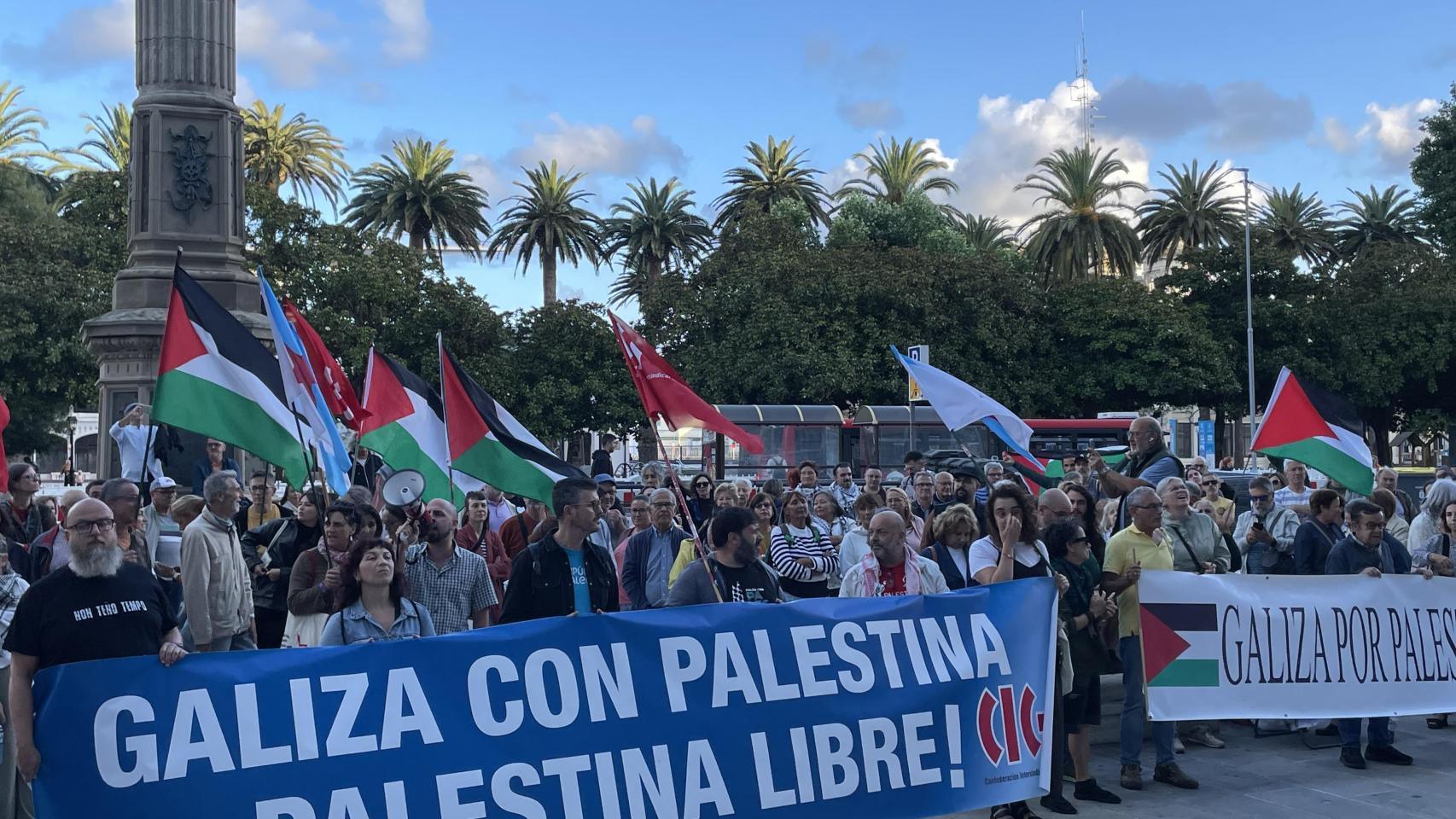 Imagen de la concentración en el Obelisco.