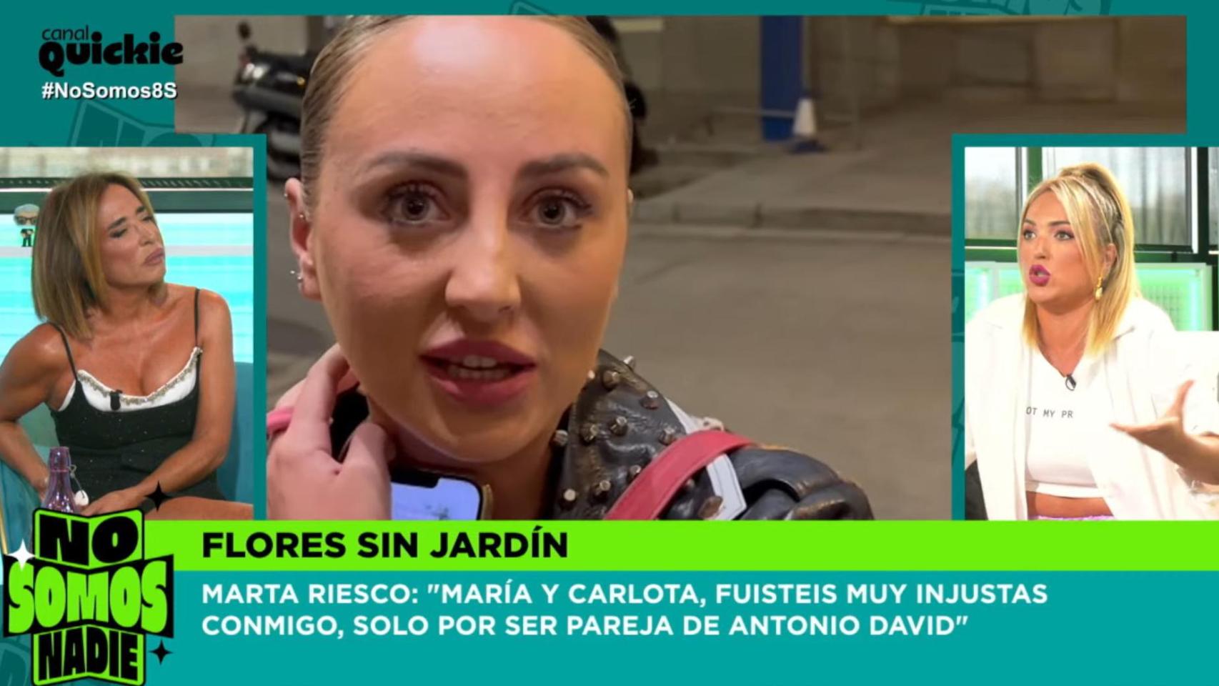 María Patiño y Marta Riesco en 'No somos nadie'.