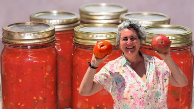 Pepa Muñoz, chef y amante de los tomates.
