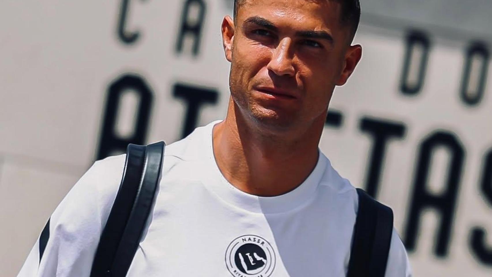 Cristiano Ronaldo durante una concentración con el Al-Nassr.