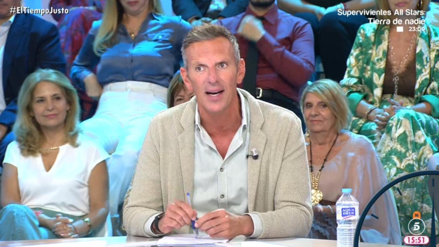 Joaquín Prat, presentador de 'El tiempo justo'.