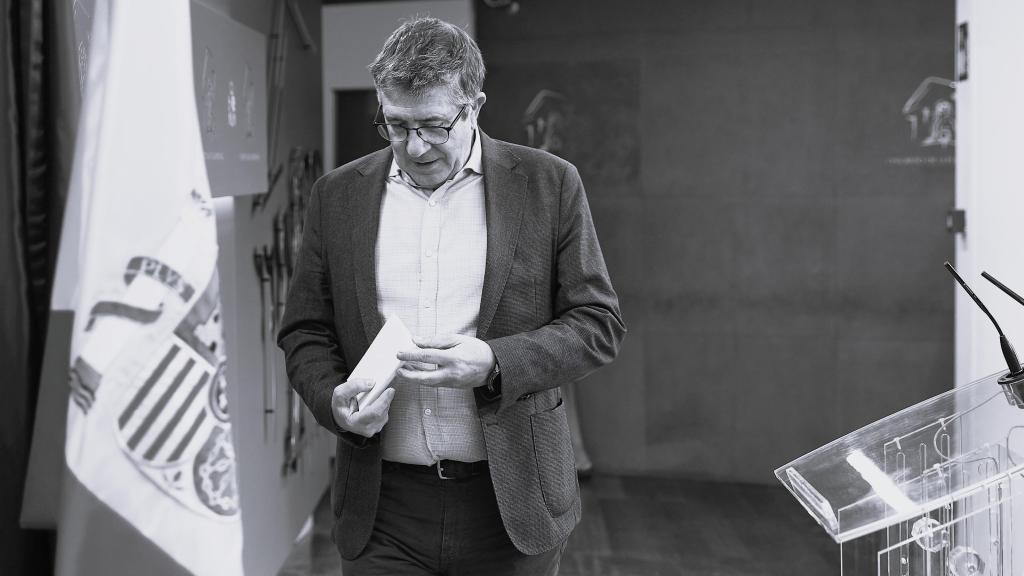 Patxi López, este martes en el Congreso.