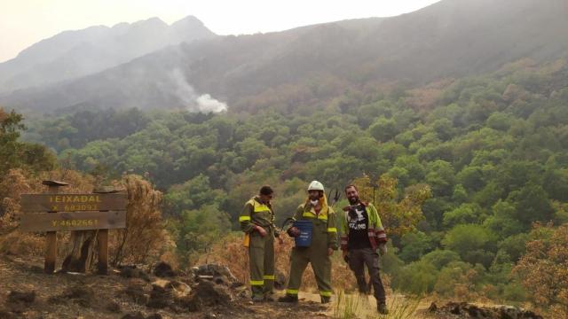 Extinguido el incendio de Carballeda de Valdeorras (Ourense) tras afectar a 1.020 hectáreas