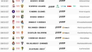El Málaga CF ya conoce los horarios de sus próximos cuatro partidos