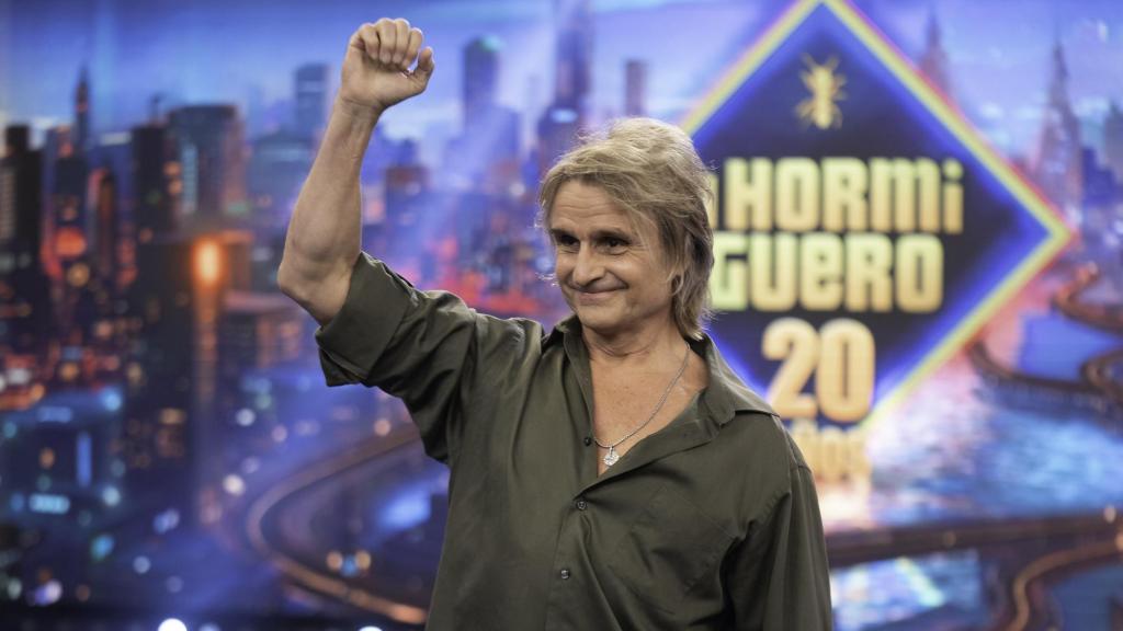 Nacho Cano, durante su visita al conjunto de 'El Hormiguero'.