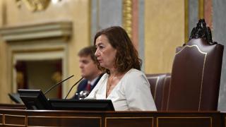 Armengol reprende a Abascal por llamar "traidor" a Sánchez pero consiente a Bolaños llamar "embustera" a Álvarez de Toledo