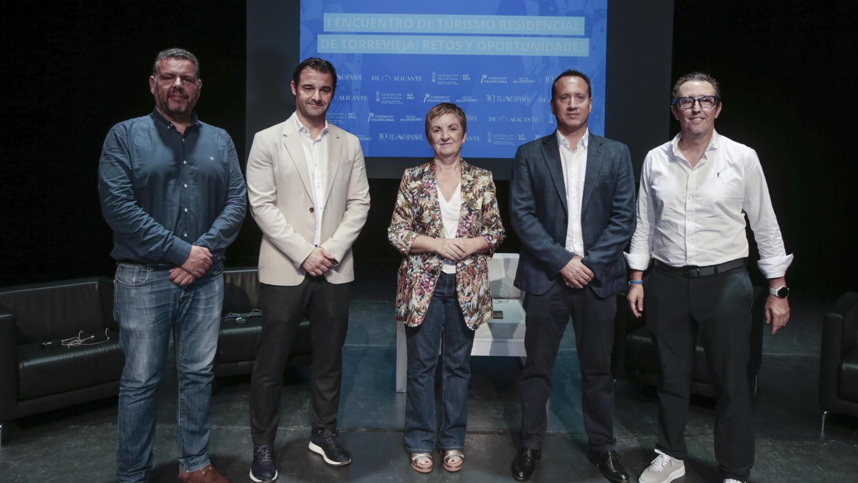 Héctor Fernández, Eduardo Dolón, Marián Cano, Juan López y Cristóbal Ruiz.