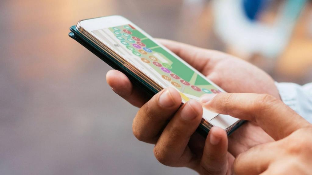 My Maps en un móvil