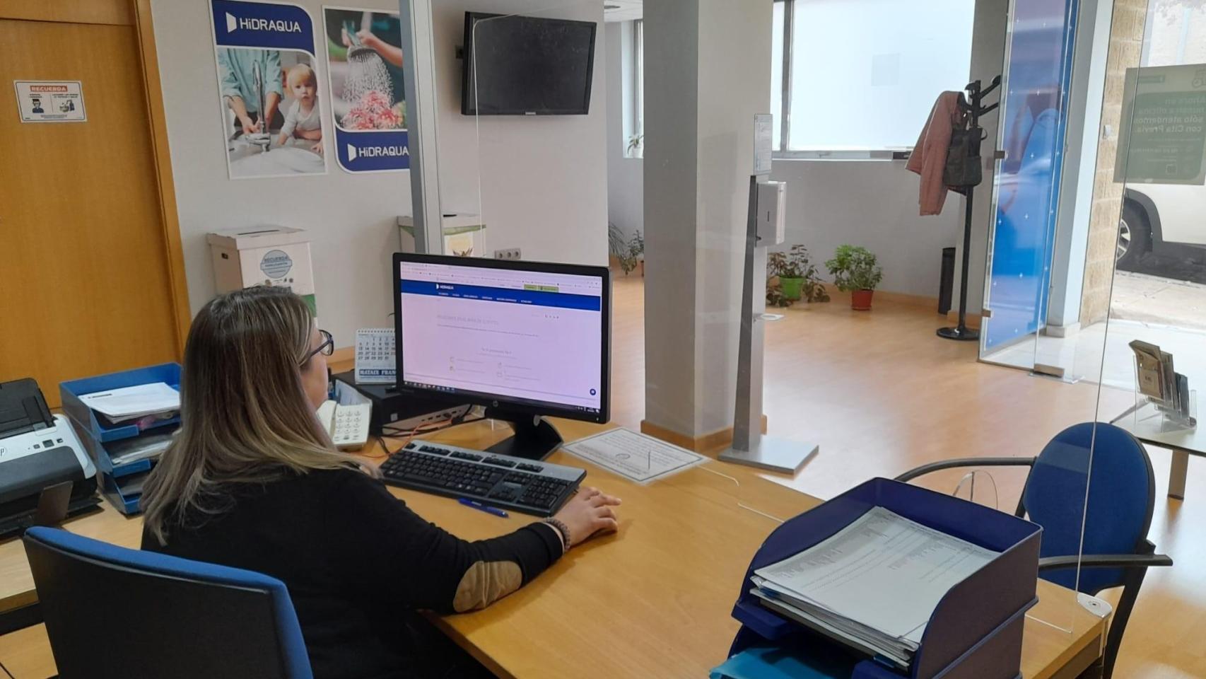Oficina de Hidraqua.