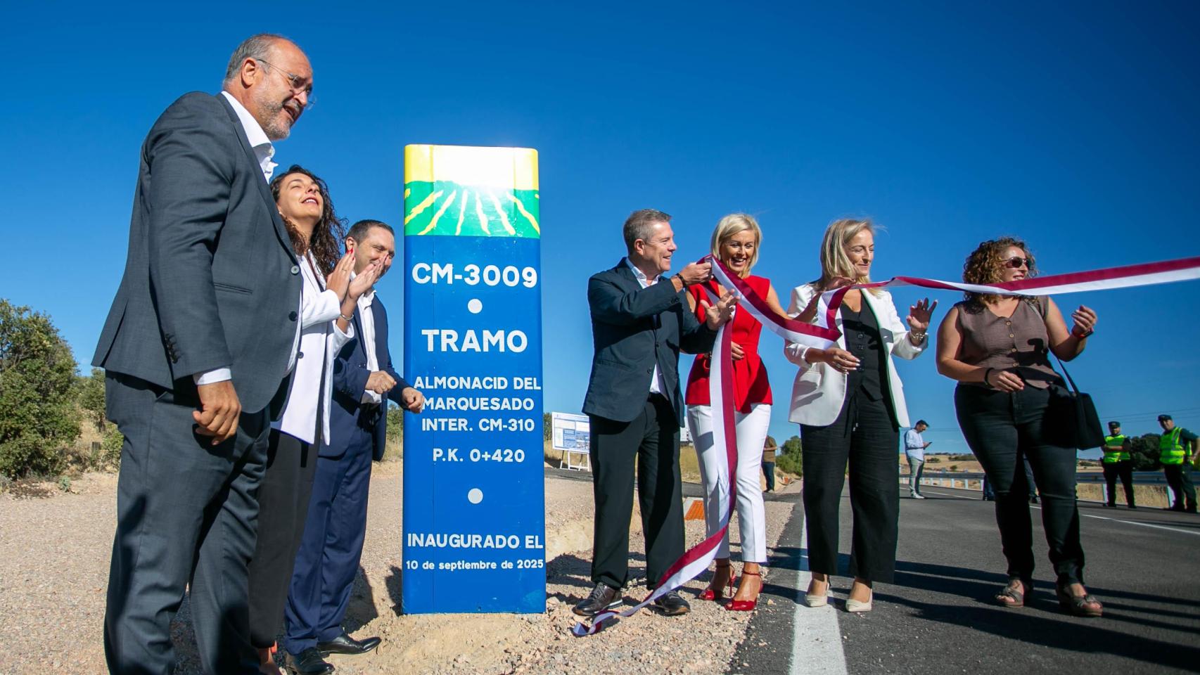 Inauguración de la carretera CM-3009. Foto: JCCM.