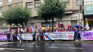 Trabajadoras de residencias y del SAF de Galicia exigen mejoras laborales y "seguridad"