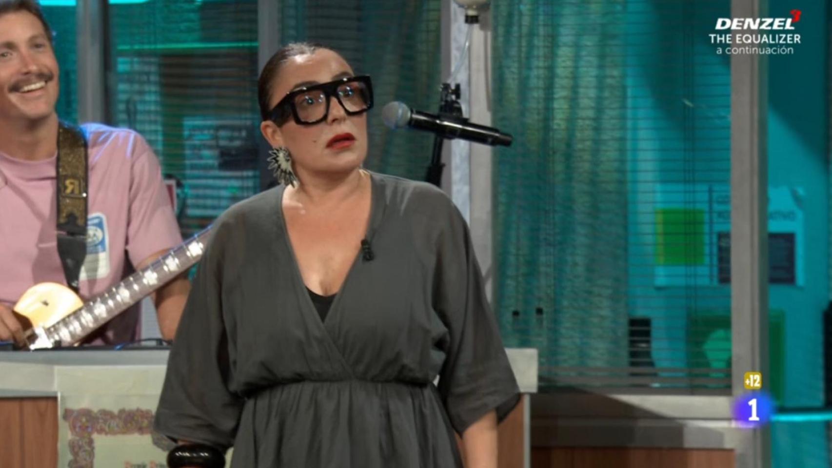 Candela Peña, en 'La Revuelta' este martes.