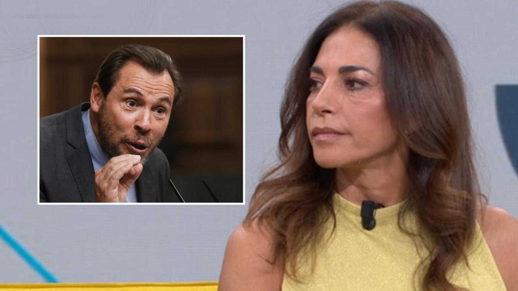 Mariló Montero y Óscar Puente, en un fotomontaje de BLUPER.