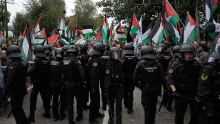 El Gobierno defiende la actuación policial en la llegada de La Vuelta a Mos (Pontevedra)
