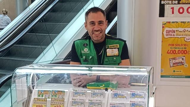 Iván Pérez Fernández, vendedor de la ONCE