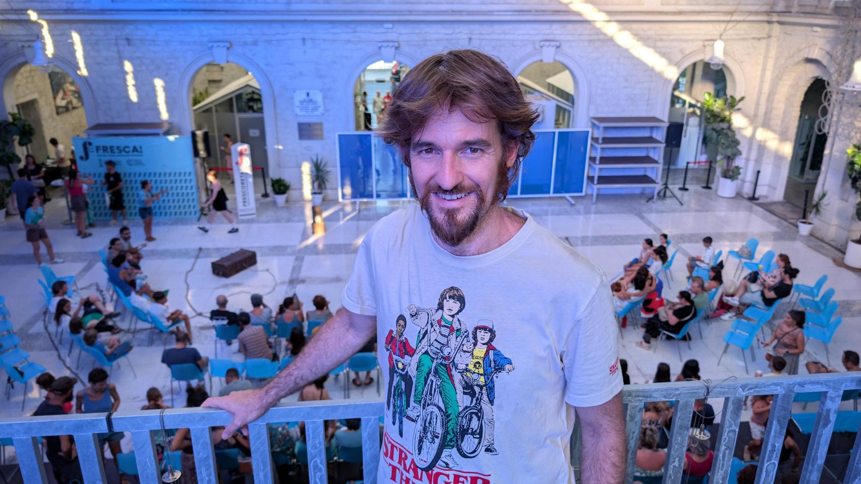 Lucas Escobedo, este verano en Alicante.