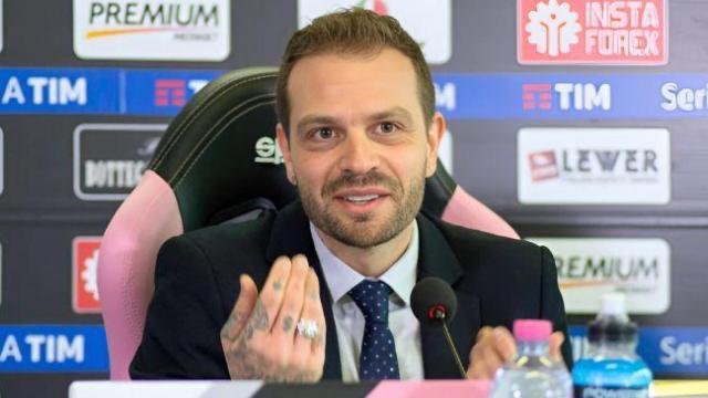 Paul Baccaglini, durante su etapa como presidente del Palermo.