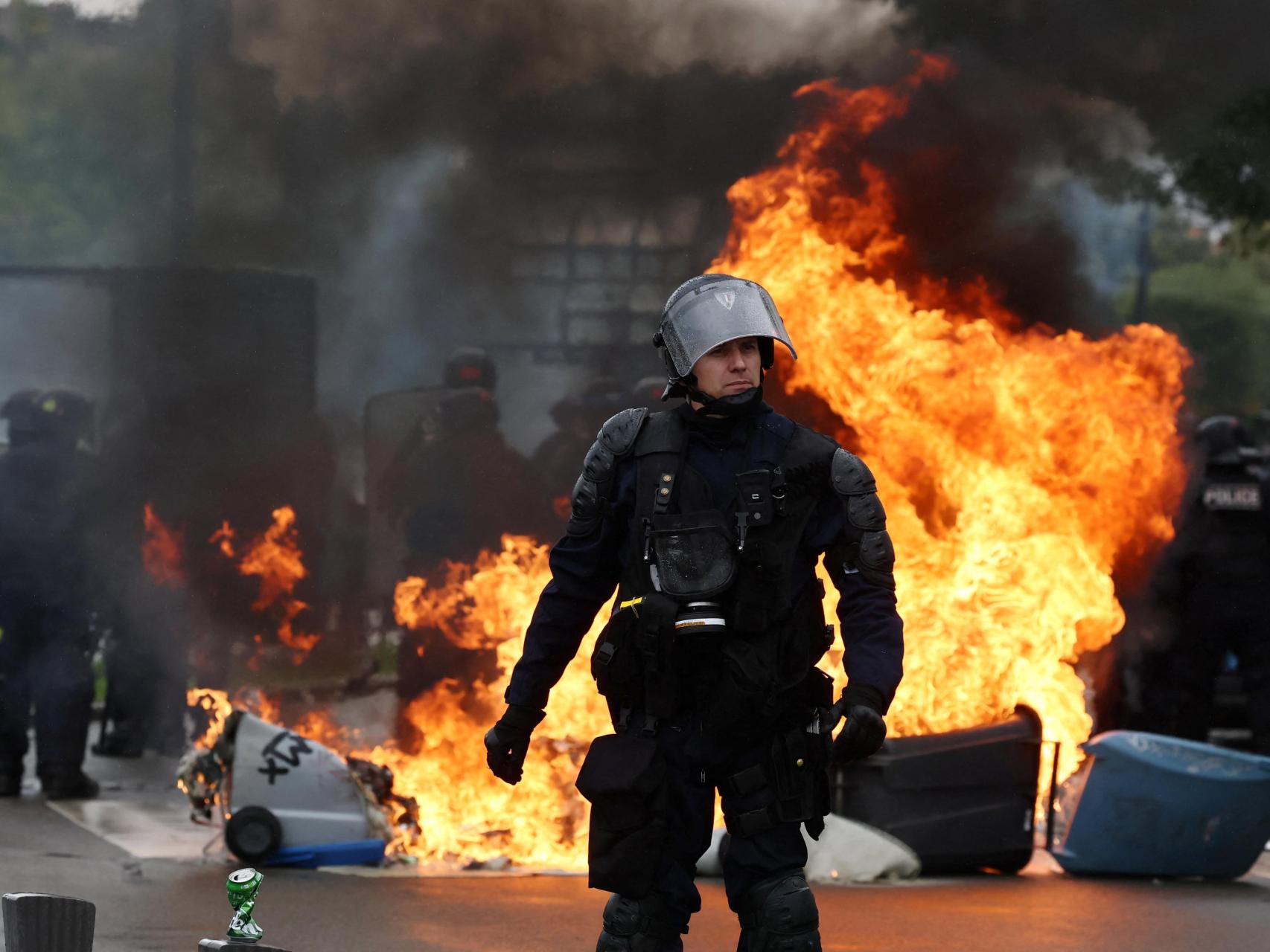 Día de revuelta en Nantes.
