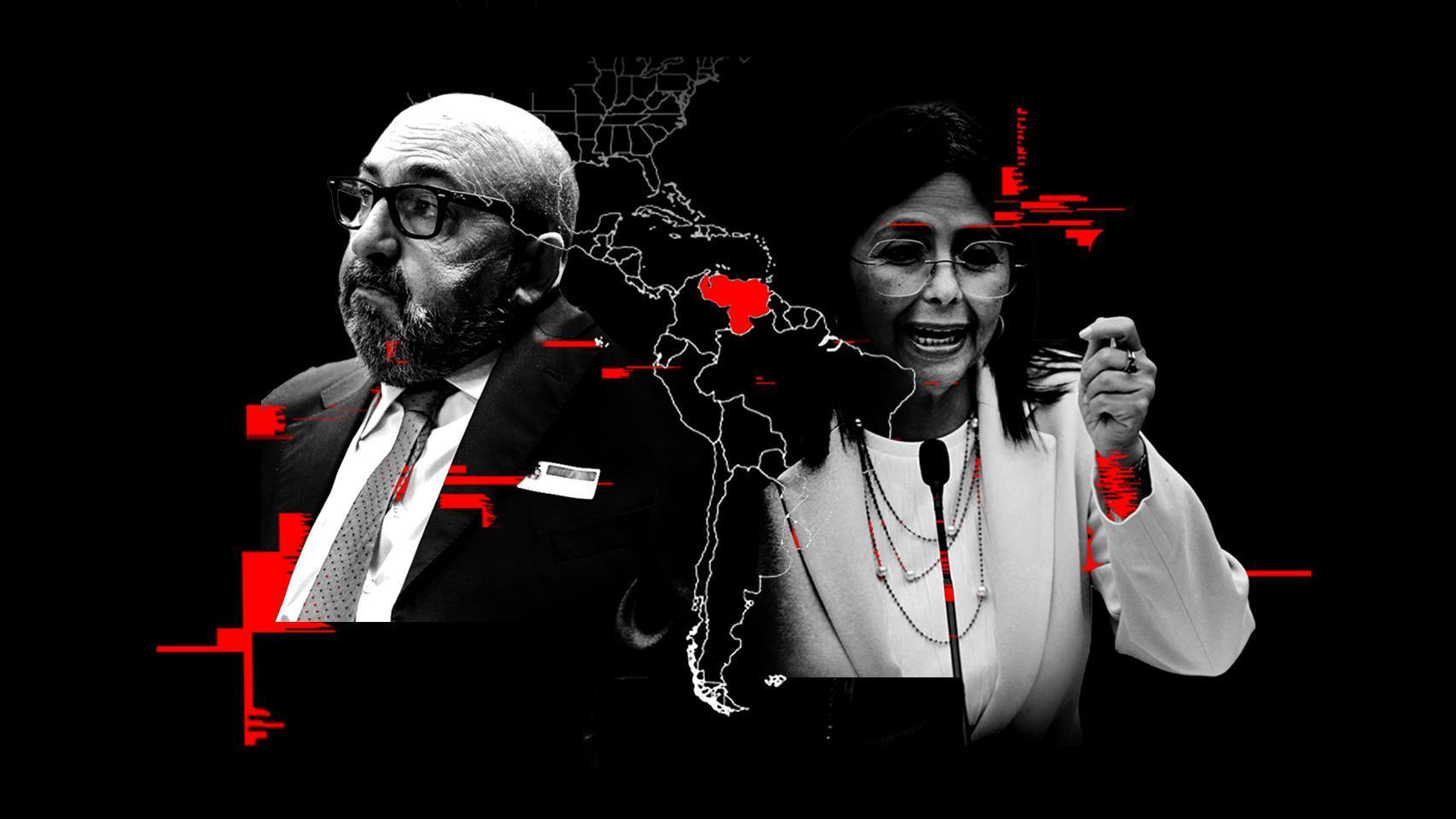 Koldo García y Delcy Rodríguez.