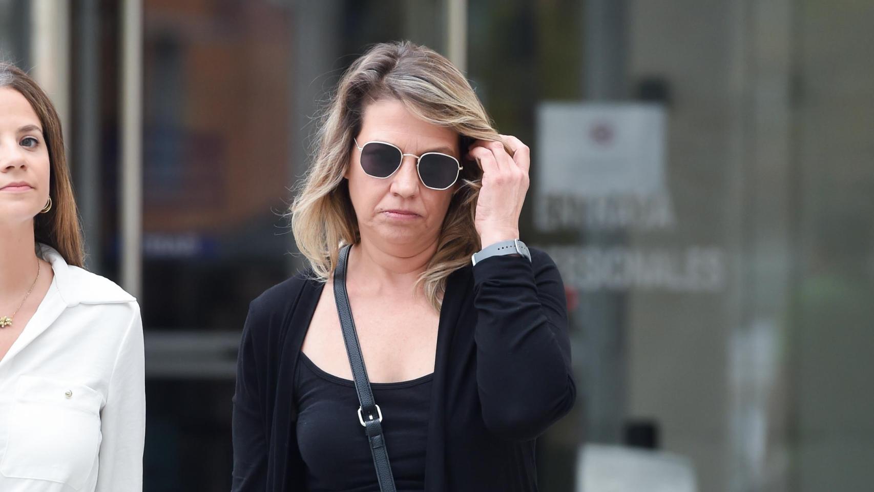 Cristina Álvarez, este miércoles, en los Juzgados de Plaza de Castilla.