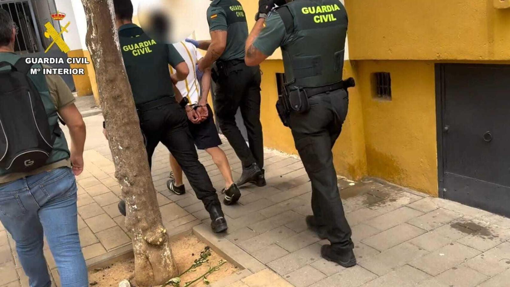 Uno de los detenidos por la Guardia Civil en el crimen de Carmona.