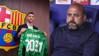 El recado de Manolo González, entrenador del Espanyol, a Joan García: "Respeto su decisión pero yo no me iría al Barça"
