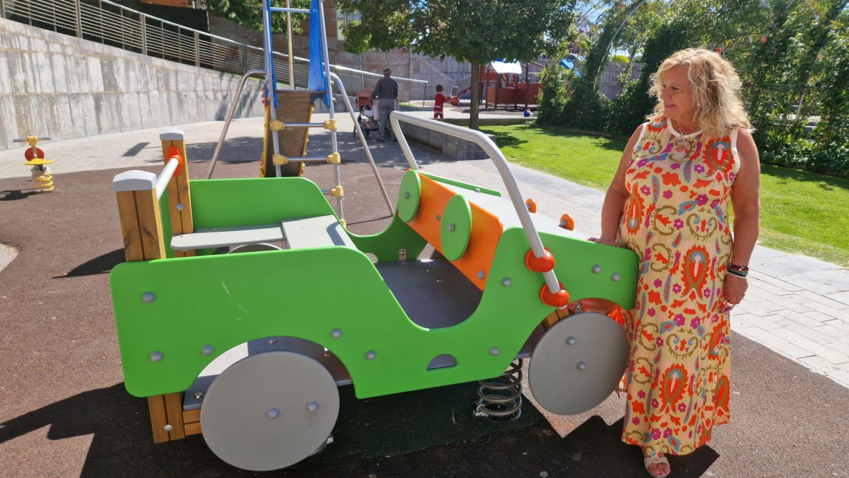 Teruel renueva sus parques infantiles.