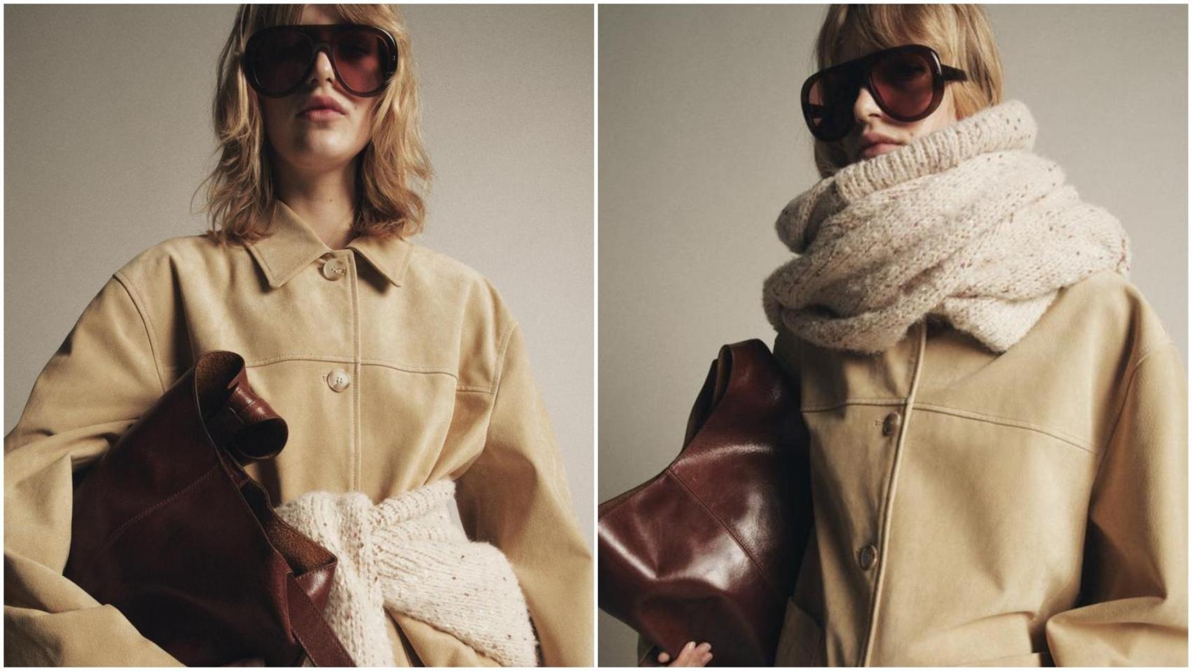 Chaqueta de ante de Zara. Ref: 2969/061/725