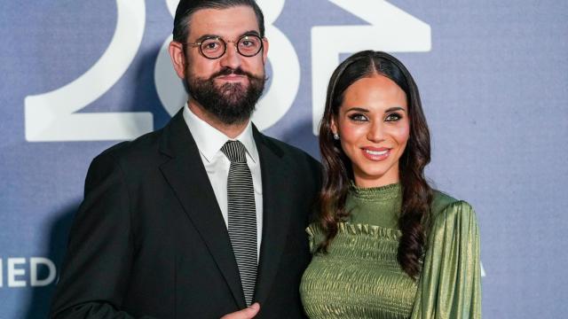 Manu Sánchez junto a su mujer, Lorena Sánchez