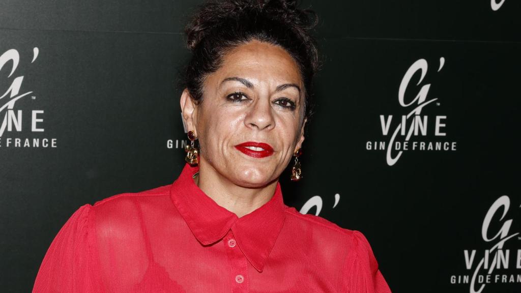 La actriz Cristina Medina en un acto público.