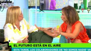 ‘No somos nadie’ | María Patiño, muy cortante con Belén Esteban: “Como lo hagas, te dejo de hablar para siempre”