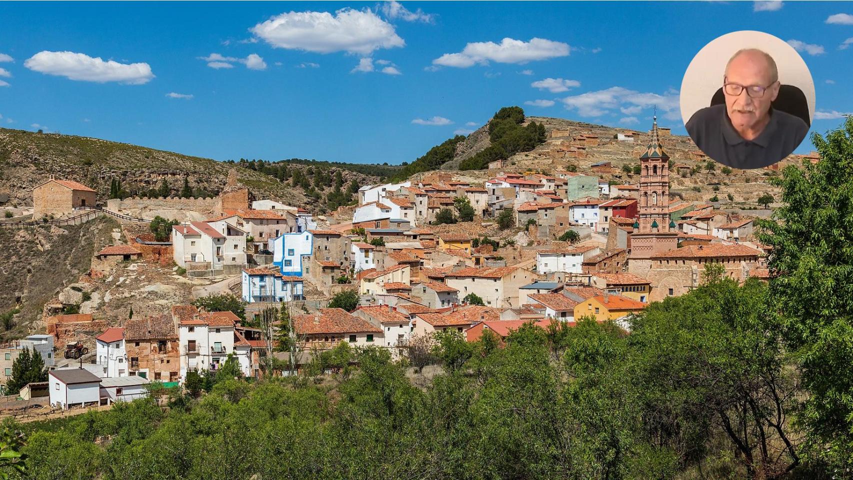 Monterde (Zaragoza), y su alcalde, José Gracia