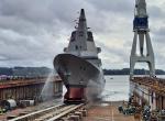 Navantia bota la primera fragata F-110 de la Armada e inaugura una nueva era naval para España: "Es la mejor del mundo"