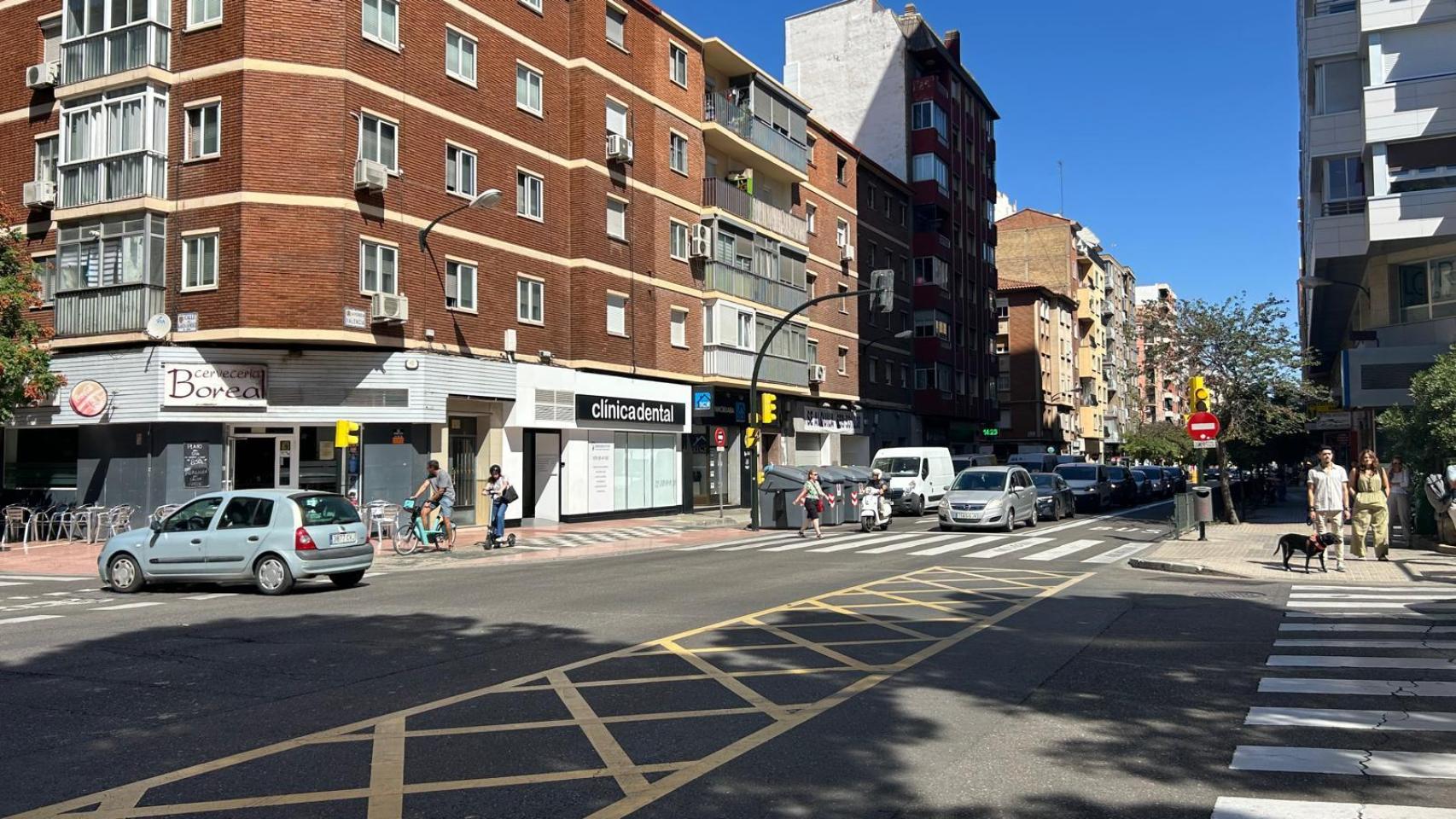 La avenida Valencia, en Zaragoza.
