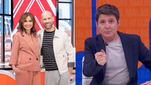 Gonzalo Miró, Marta Flich y Jesús Cintora en un fotomontaje de BLUPER.