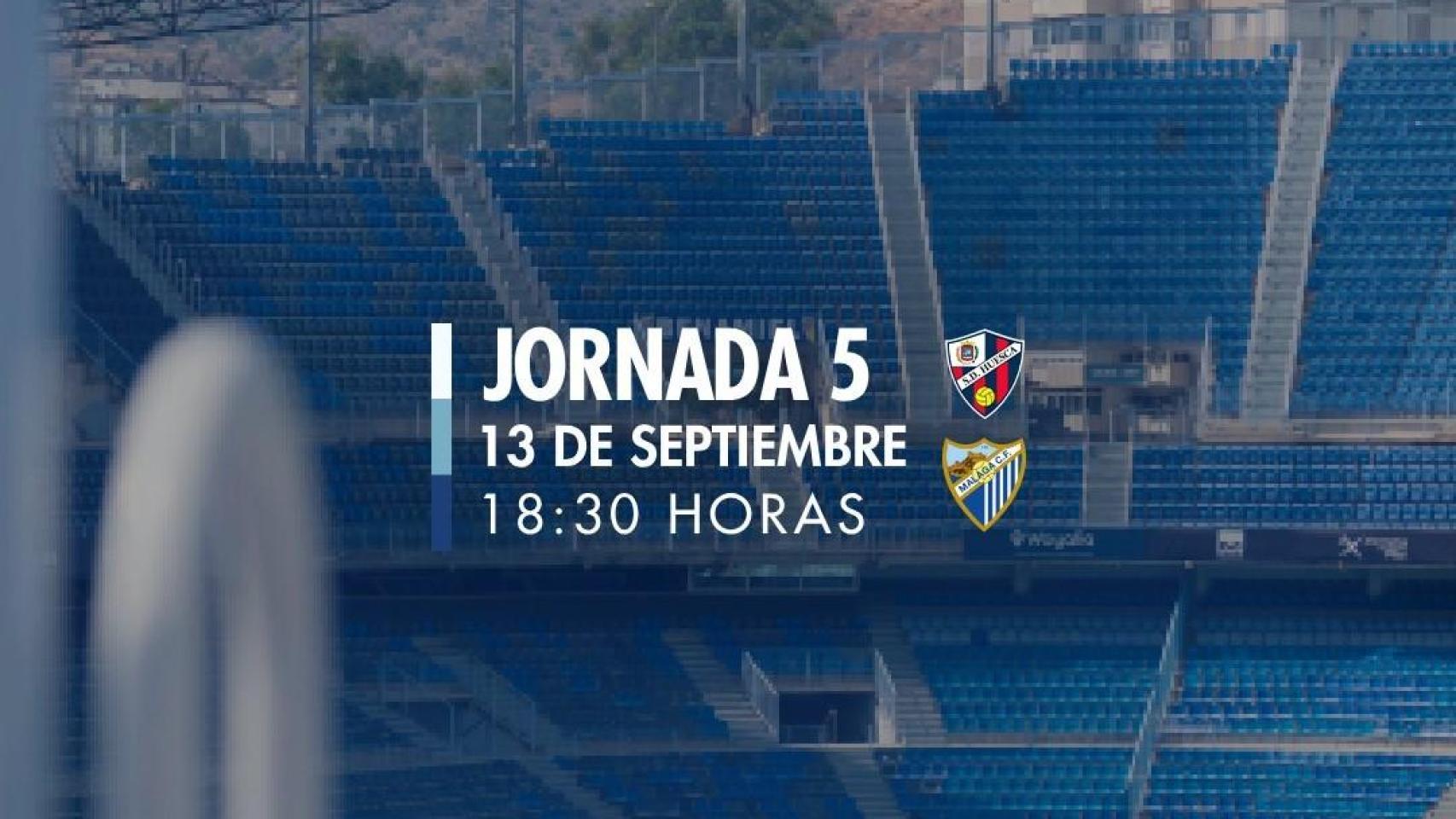SD Huesca vs Málaga CF CF: fecha, horario y cómo y dónde verlo