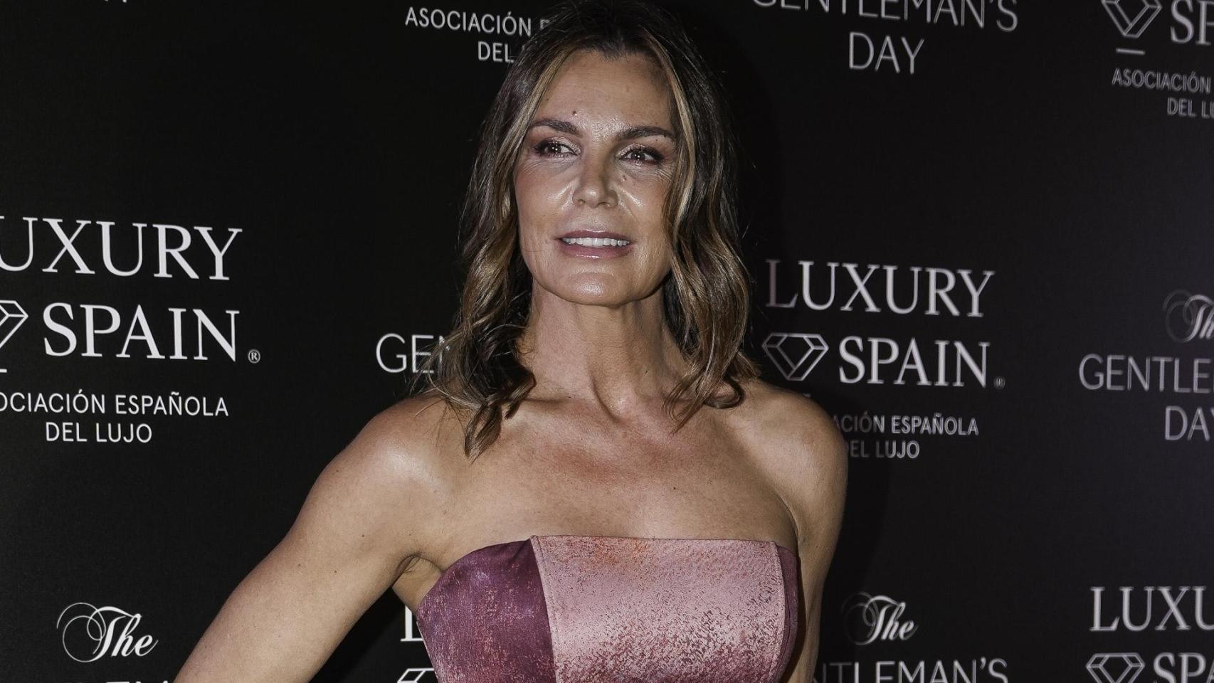 Mar Flores, en el photocall de una gala.