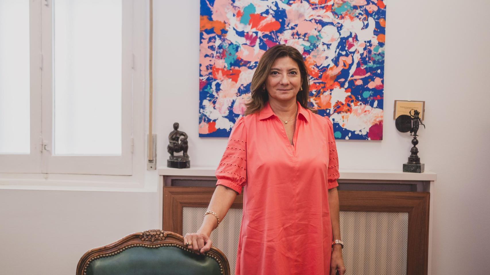 Adriana Bolaños, embajadora de Costa Rica en España, posando durante la entrevista.