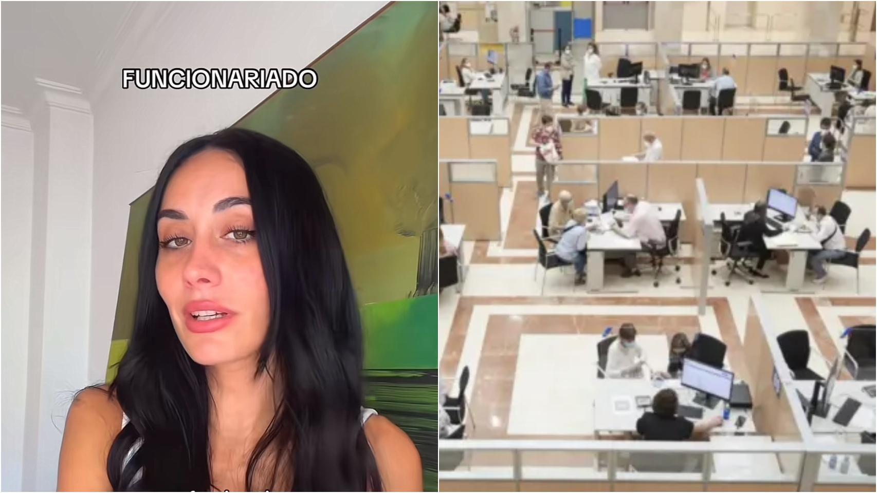 Laura Daporta, funcionaria.