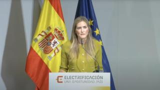 Sara Aagesen, vicepresidenta tercera y ministra para la Transición Ecológica, presentando las líneas generales de la Planificación Eléctrica 2030