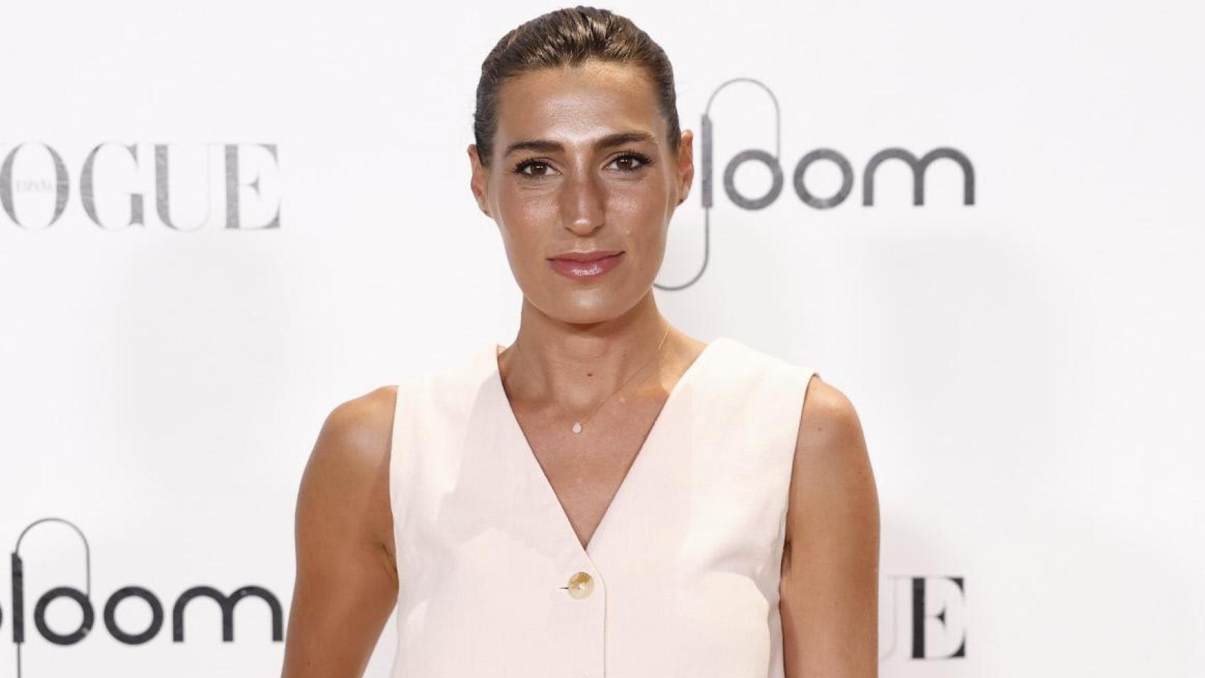 Eugenia Osborne en el regreso de sus vacaciones a Madrid en la Vogue Fashion Night Out.