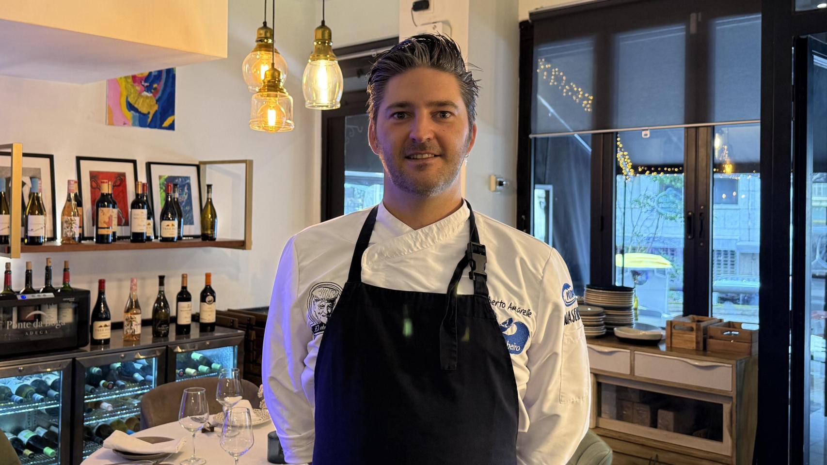 Alberto Amarelle propietario de el restaurante Taller de Sastrería