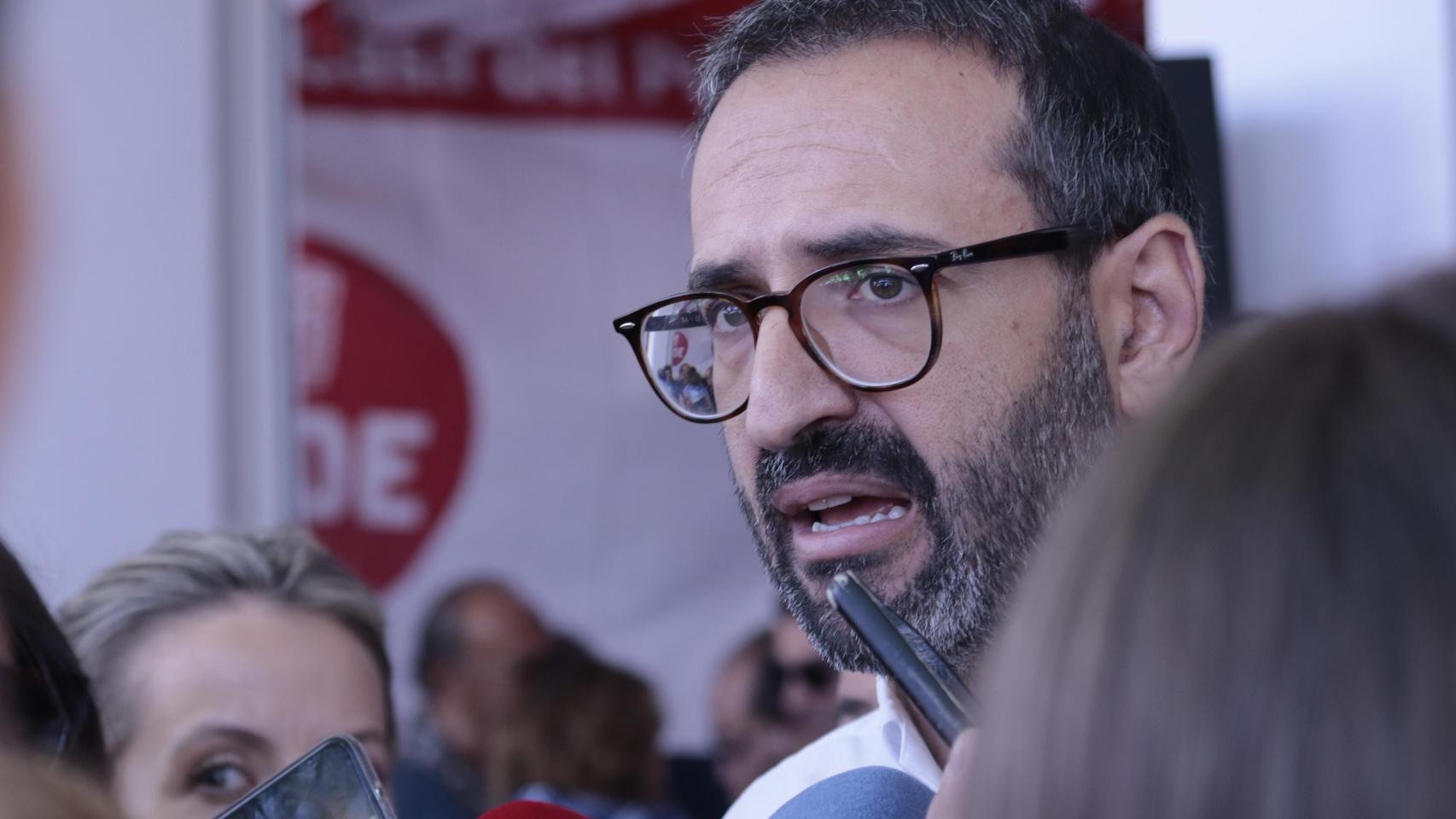 Sergio Gutiérrez,  secretario de Organización del PSOE de Castilla-La Mancha.