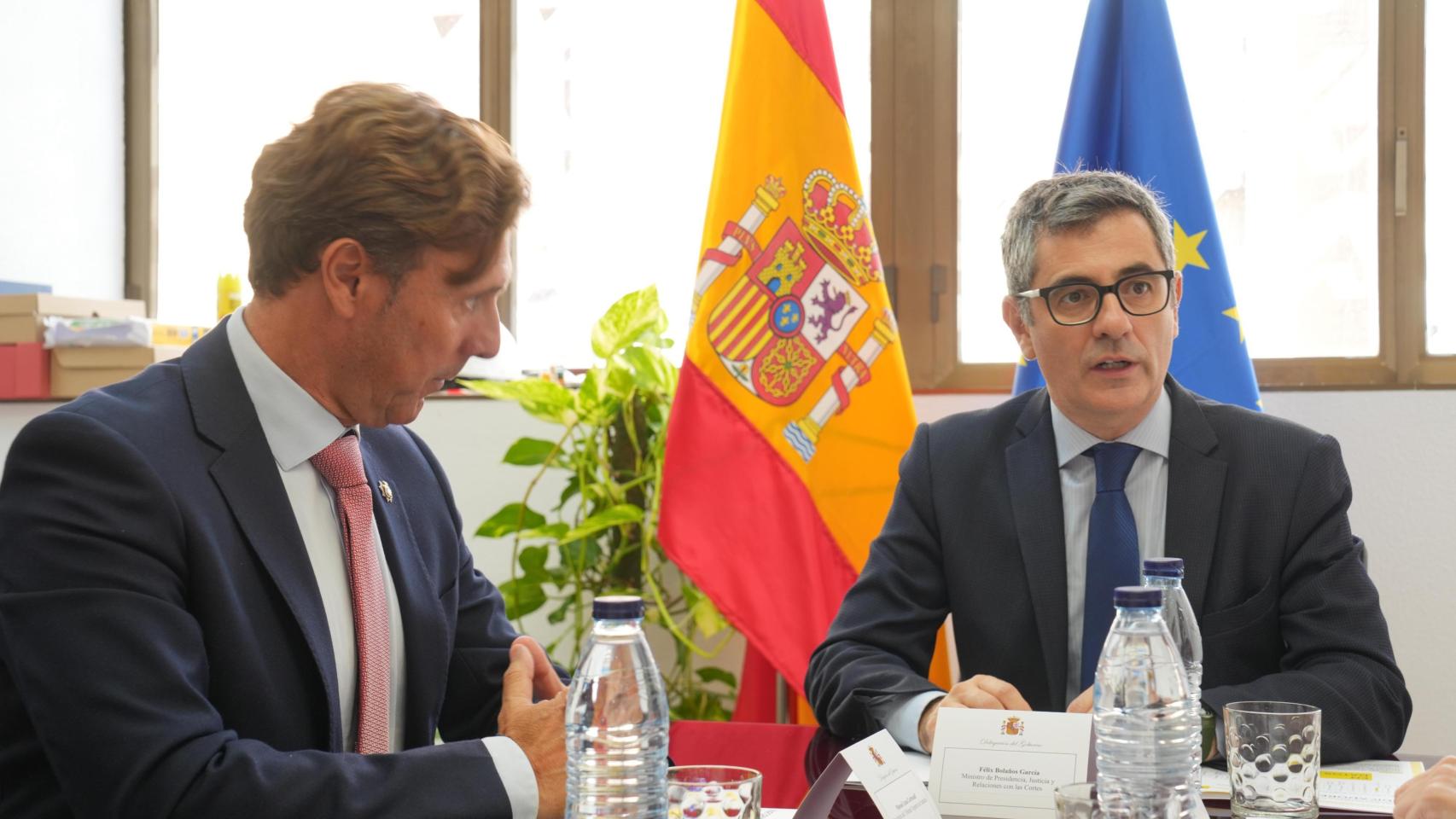 El presidente del TSJ en Murcia pide  medidas urgentes  a Bolaños para acabar con el  déficit histórico de jueces 