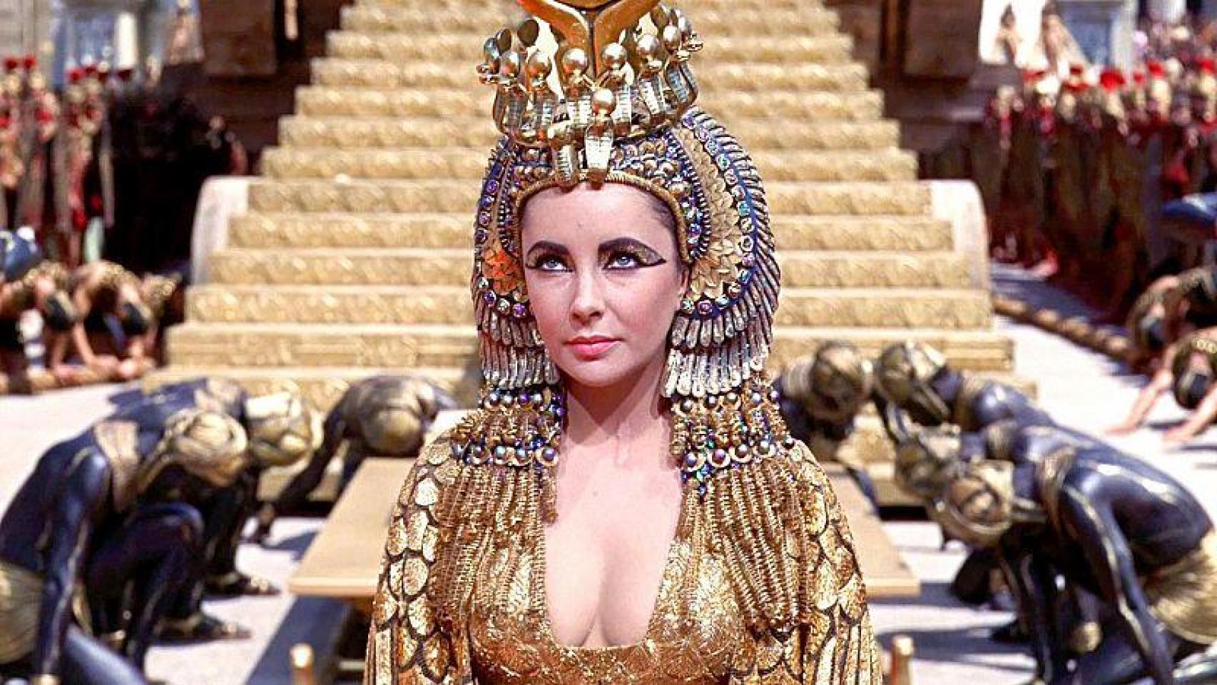 Liz Taylor como Cleopatra VII en la superproducción 'Cleopatra' (1962)