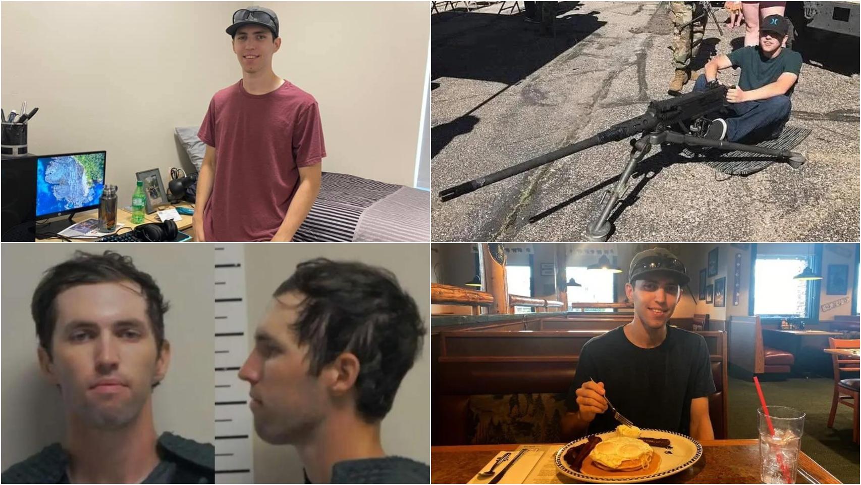 Tyler Robinson, el asesino confeso de Charlie Kirk, en cuatro imágenes.