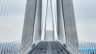 La última proeza técnica de China es el mayor puente atirantado del mundo: 10,3 km de largo y torres de 350 metros
