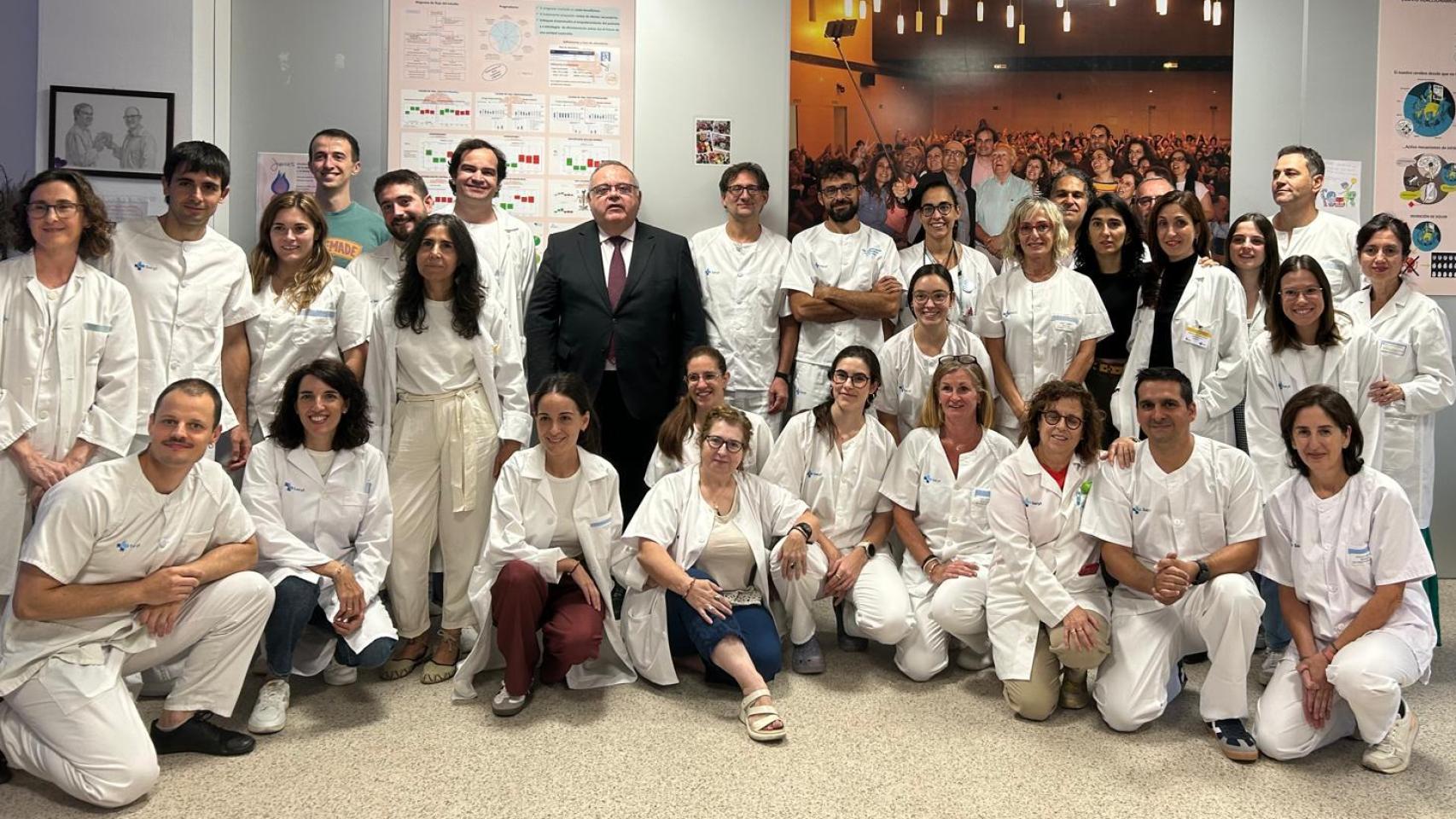 Profesionales de las unidades pioneras para atender el dolor crónico en Castilla y León.